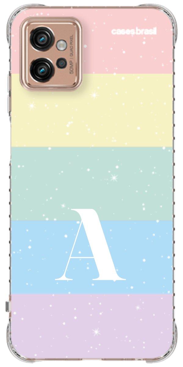 Capinha para Celular Arco-íris Estrelado