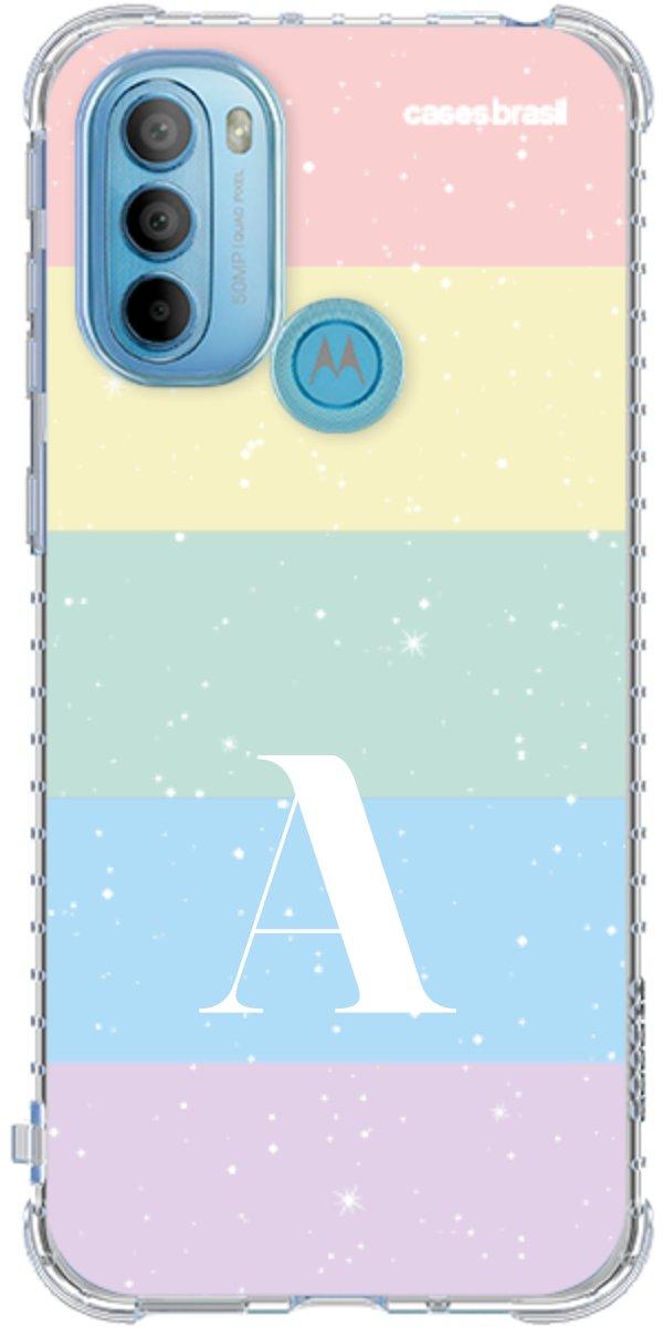 Capinha para Celular Arco-íris Estrelado
