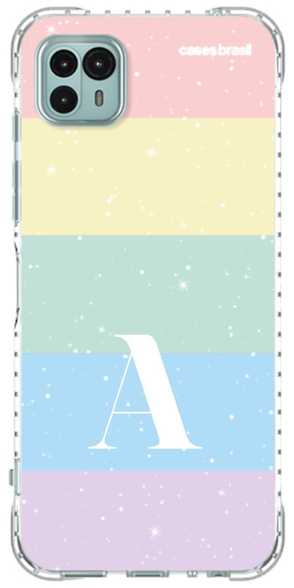 Capinha para Celular Arco-íris Estrelado