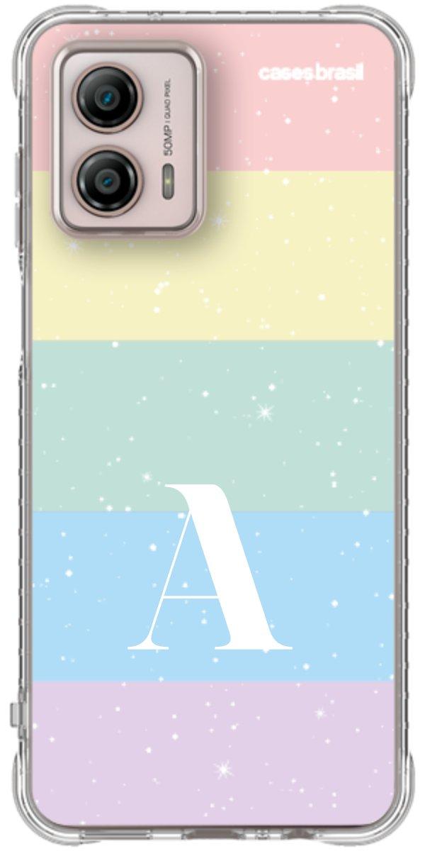 Capinha para Celular Arco-íris Estrelado
