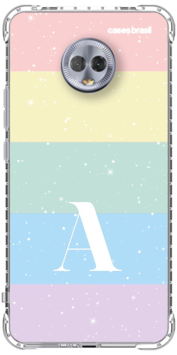 Capinha para Celular Arco-íris Estrelado