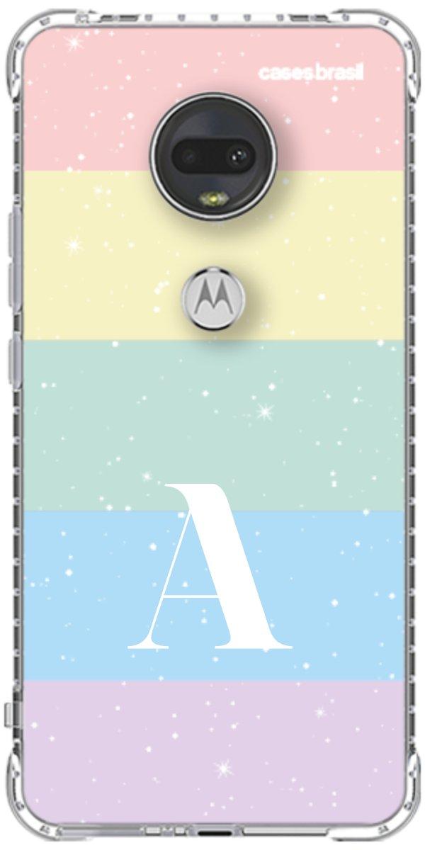 Capinha para Celular Arco-íris Estrelado
