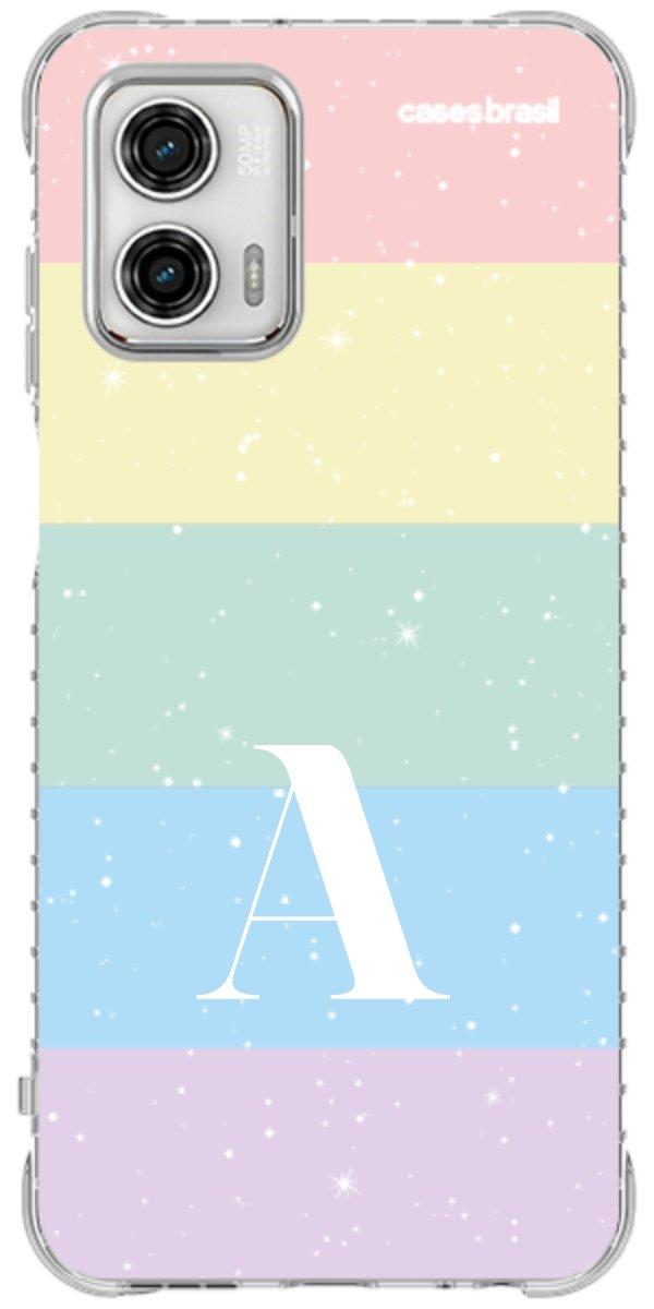 Capinha para Celular Arco-íris Estrelado