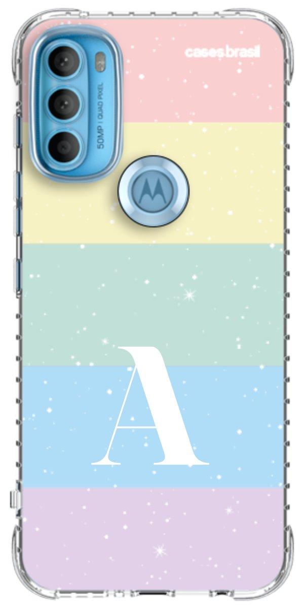 Capinha para Celular Arco-íris Estrelado