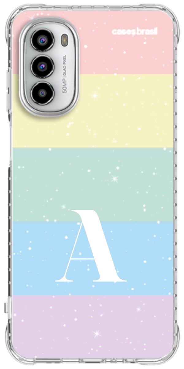 Capinha para Celular Arco-íris Estrelado