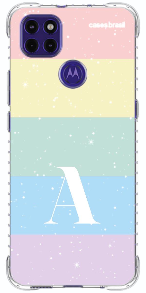 Capinha para Celular Arco-íris Estrelado