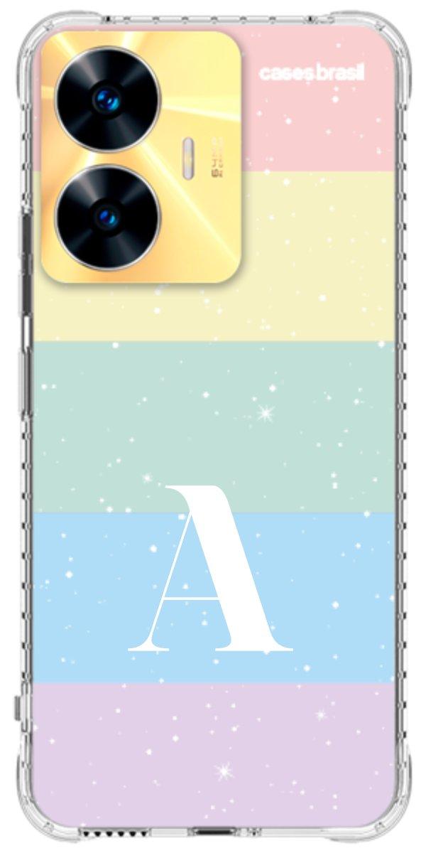Capinha para Celular Arco-íris Estrelado