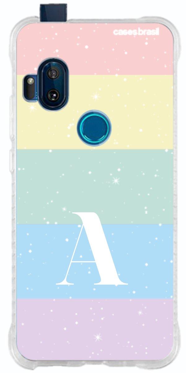 Capinha para Celular Arco-íris Estrelado