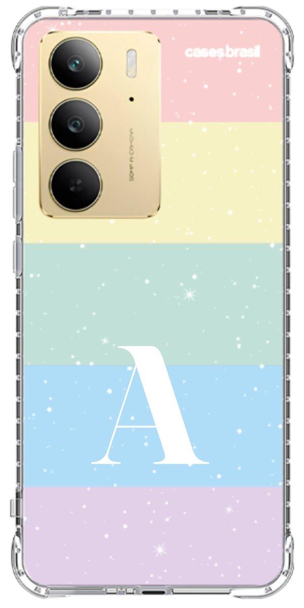Capinha para Celular Arco-íris Estrelado