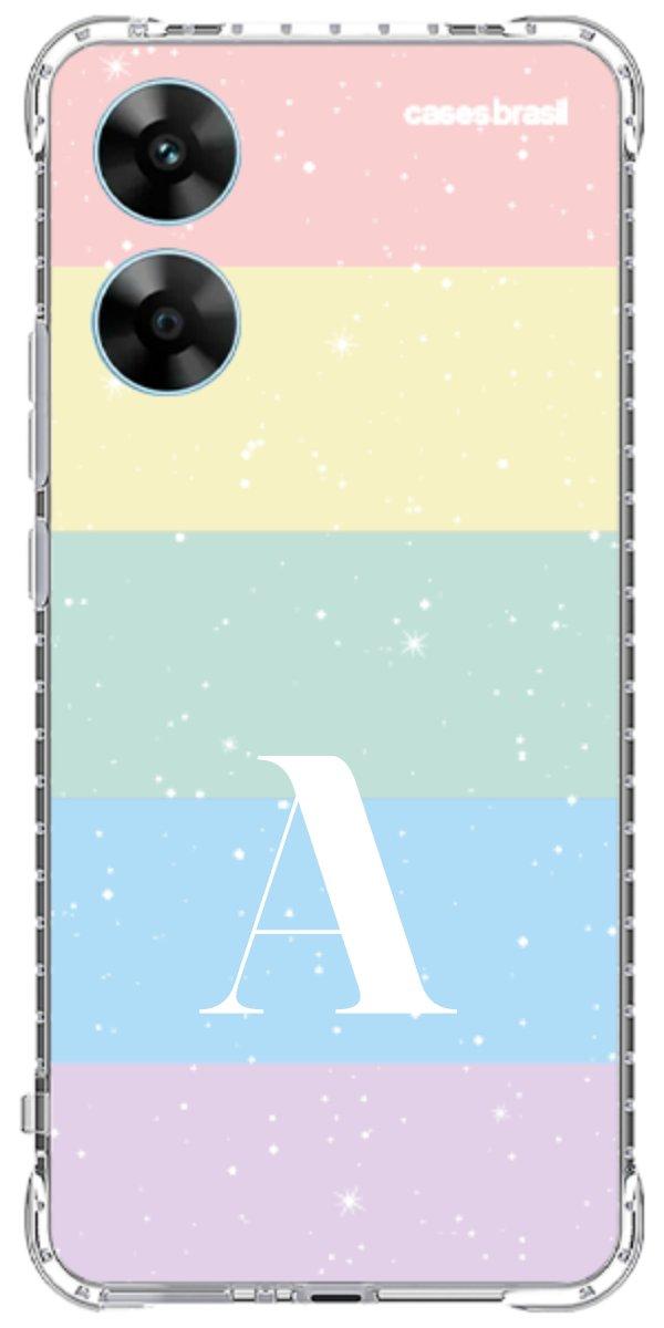 Capinha para Celular Arco-íris Estrelado