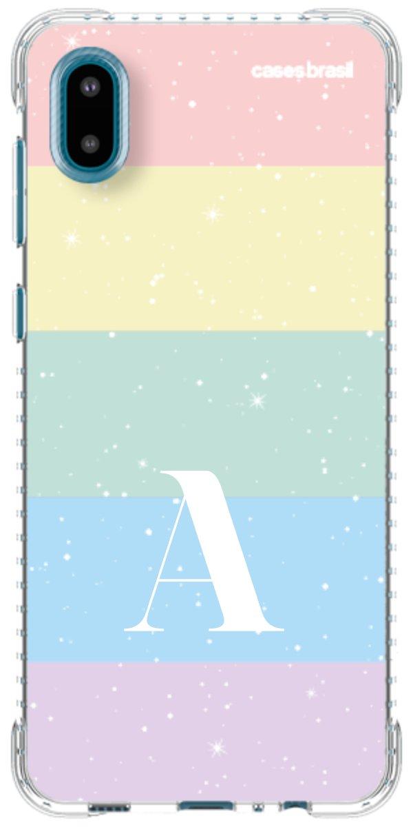 Capinha para Celular Arco-íris Estrelado