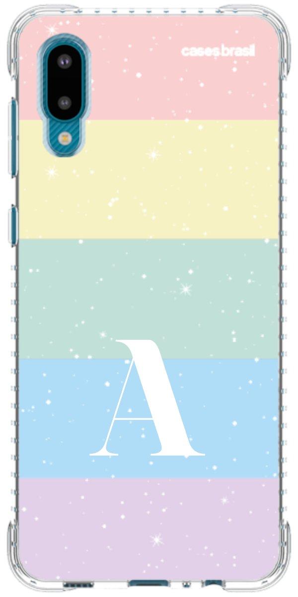 Capinha para Celular Arco-íris Estrelado