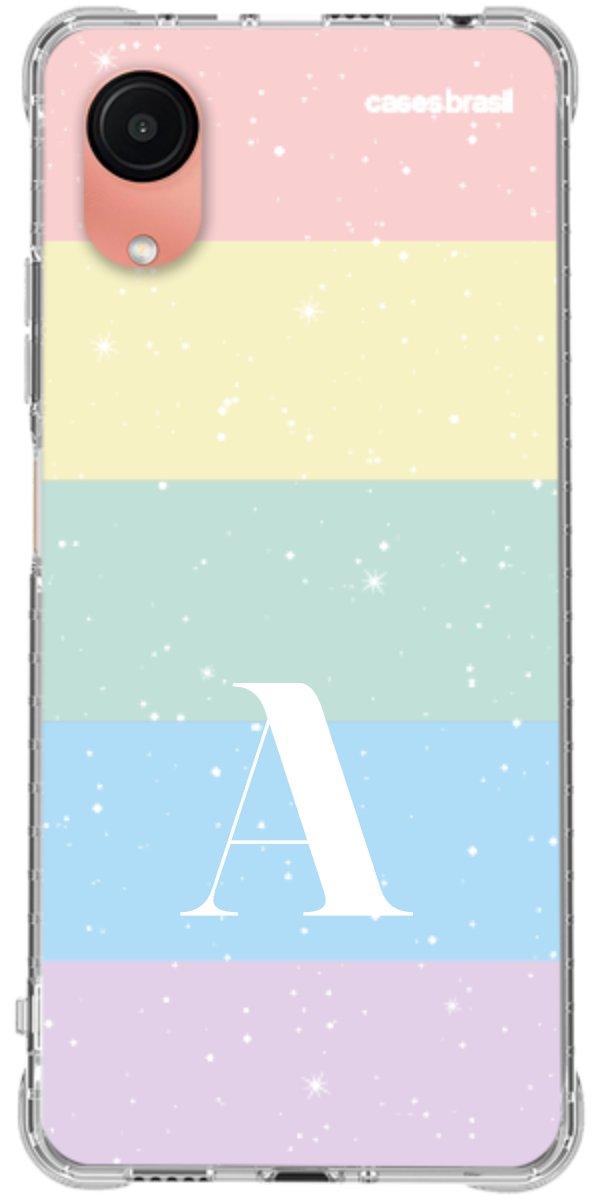 Capinha para Celular Arco-íris Estrelado