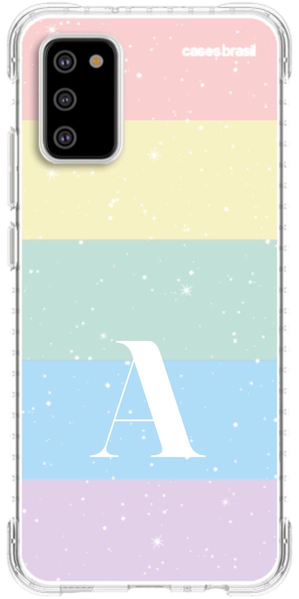 Capinha para Celular Arco-íris Estrelado