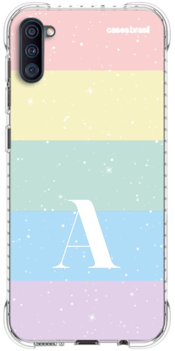 Capinha para Celular Arco-íris Estrelado
