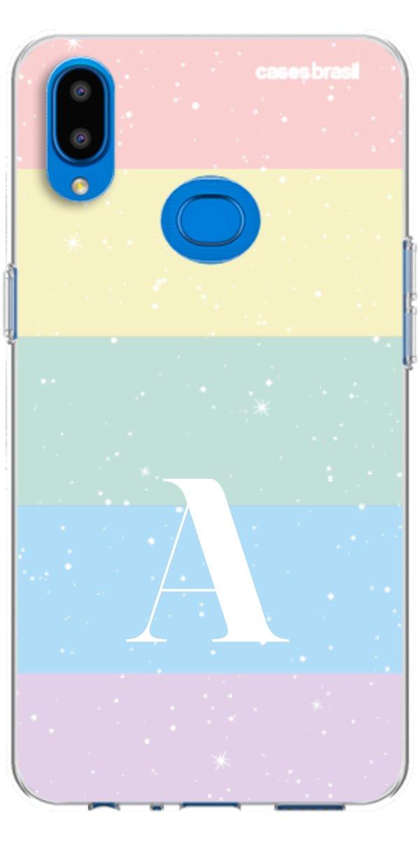 Capinha para Celular Arco-íris Estrelado
