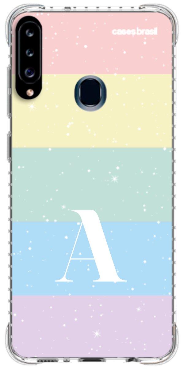 Capinha para Celular Arco-íris Estrelado
