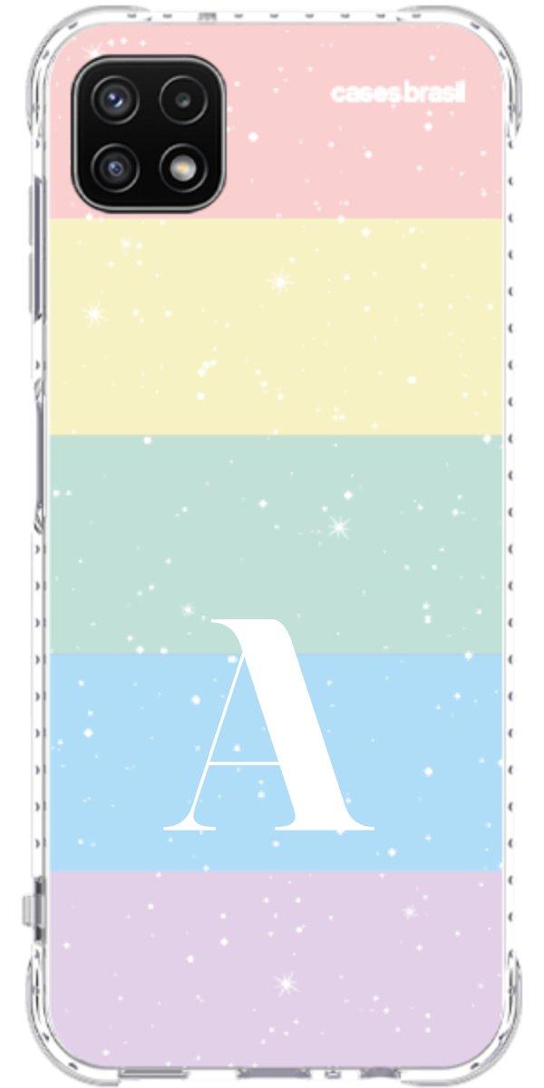 Capinha para Celular Arco-íris Estrelado