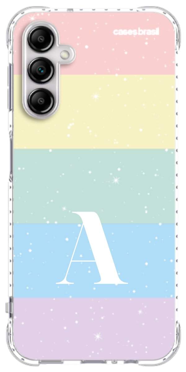 Capinha para Celular Arco-íris Estrelado