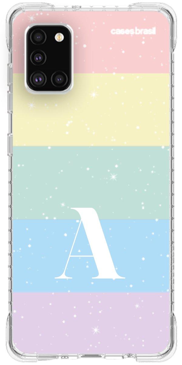 Capinha para Celular Arco-íris Estrelado