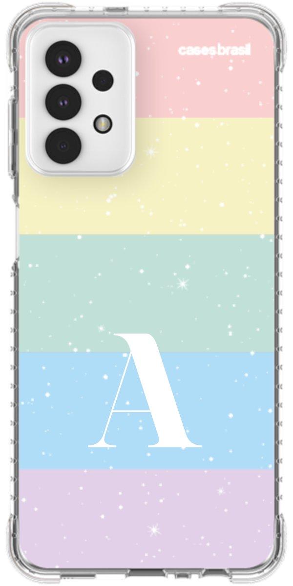 Capinha para Celular Arco-íris Estrelado