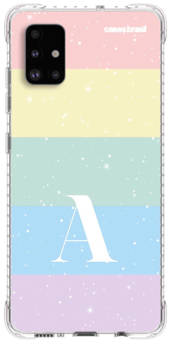 Capinha para Celular Arco-íris Estrelado