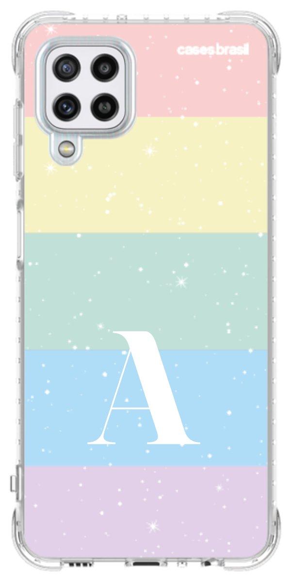 Capinha para Celular Arco-íris Estrelado