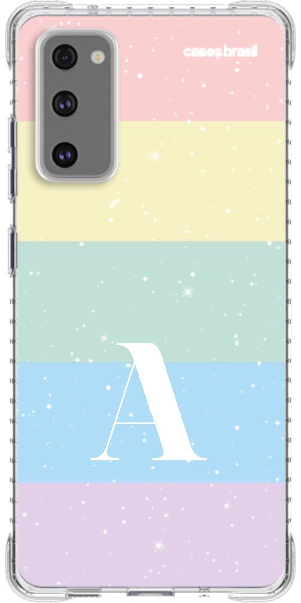 Capinha para Celular Arco-íris Estrelado