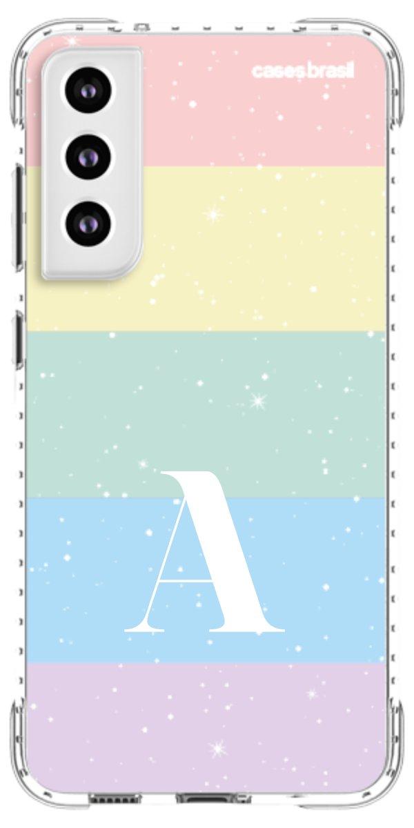 Capinha para Celular Arco-íris Estrelado