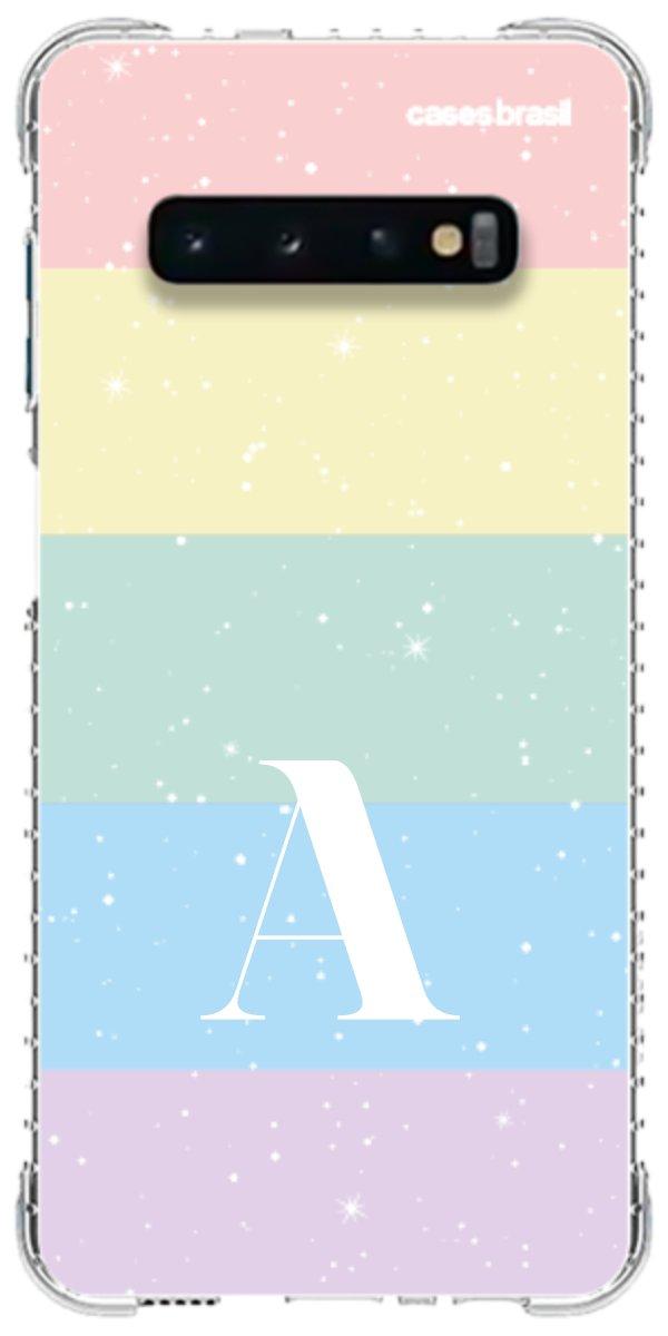 Capinha para Celular Arco-íris Estrelado