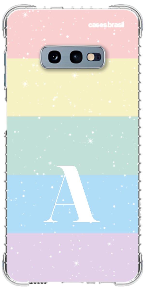 Capinha para Celular Arco-íris Estrelado