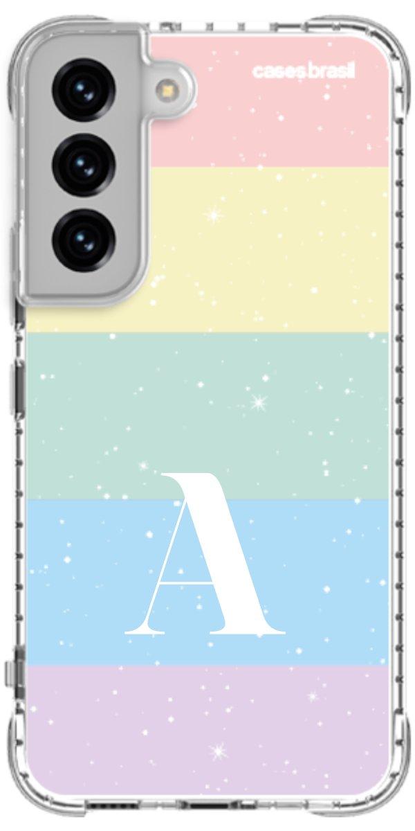 Capinha para Celular Arco-íris Estrelado