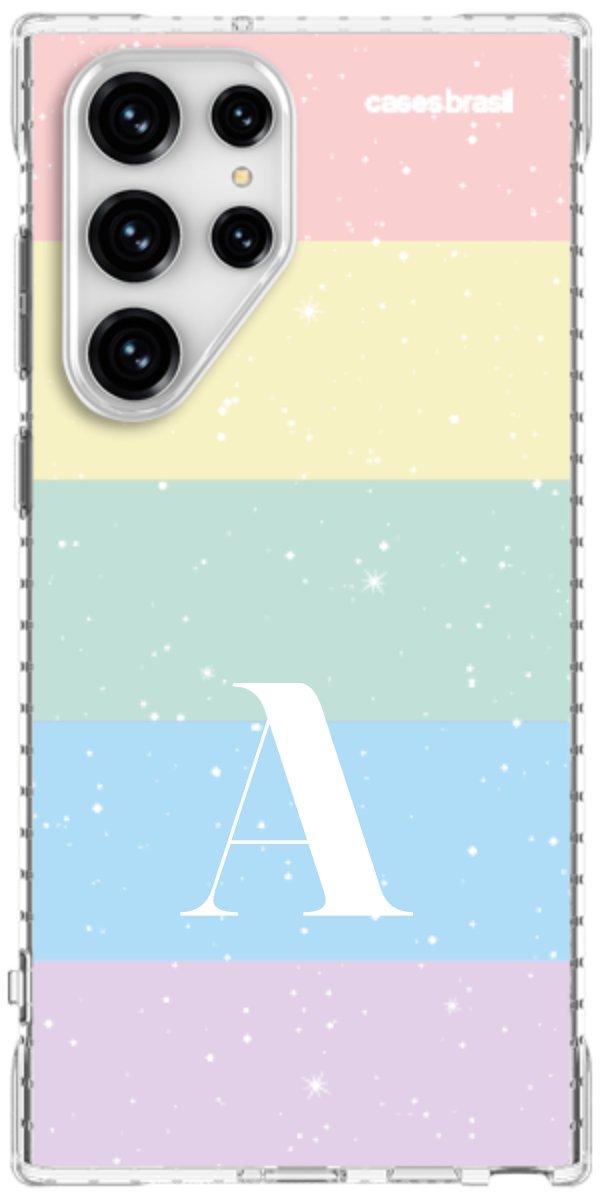 Capinha para Celular Arco-íris Estrelado