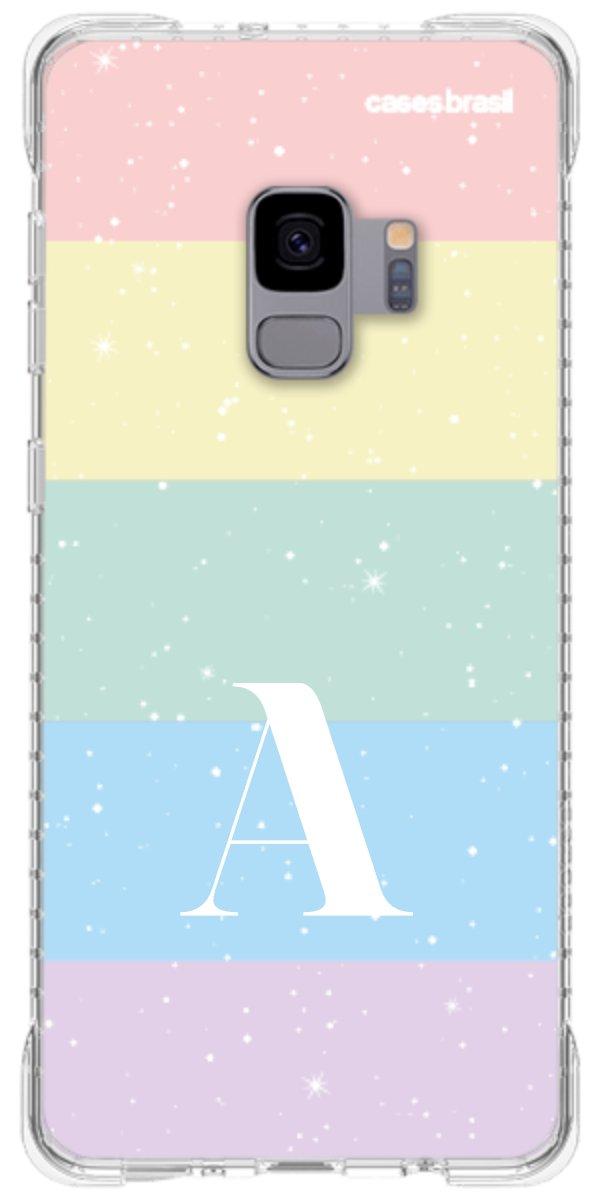 Capinha para Celular Arco-íris Estrelado