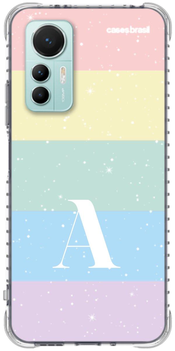 Capinha para Celular Arco-íris Estrelado