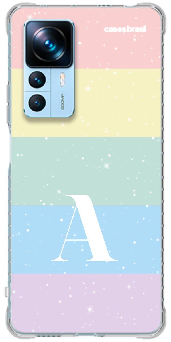 Capinha para Celular Arco-íris Estrelado