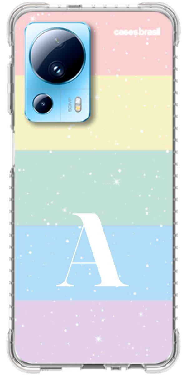 Capinha para Celular Arco-íris Estrelado