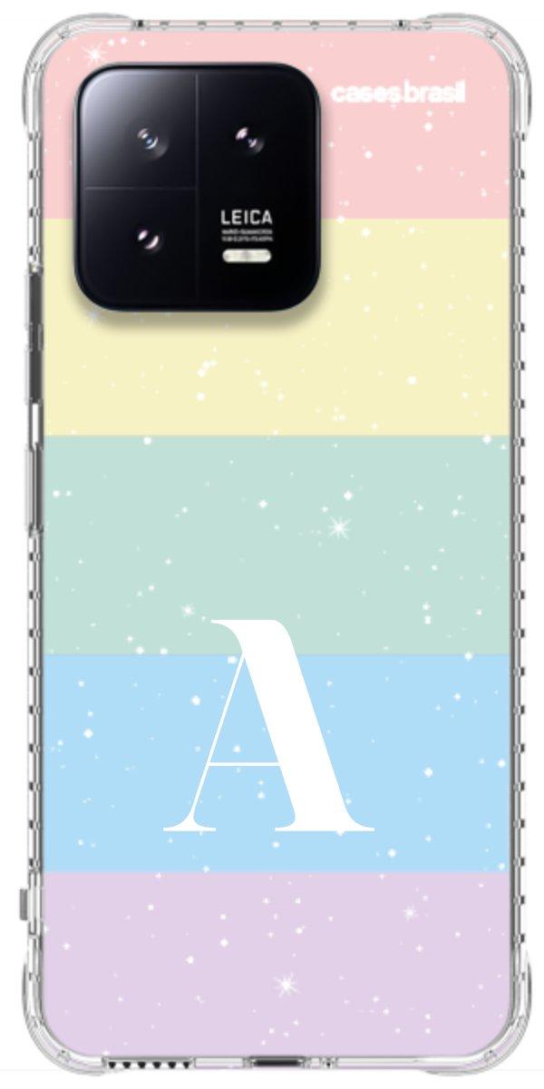 Capinha para Celular Arco-íris Estrelado