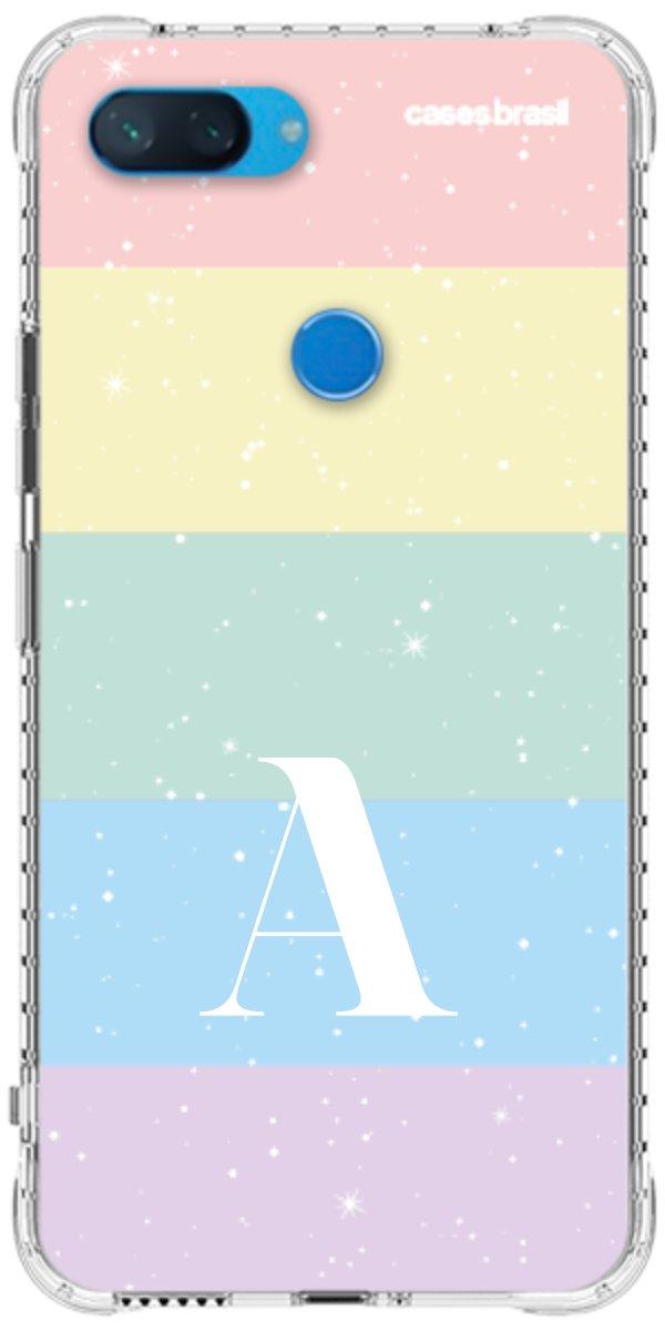 Capinha para Celular Arco-íris Estrelado