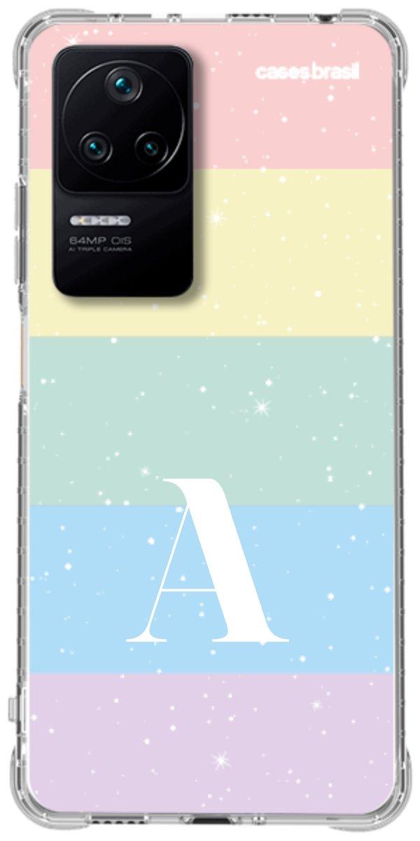 Capinha para Celular Arco-íris Estrelado