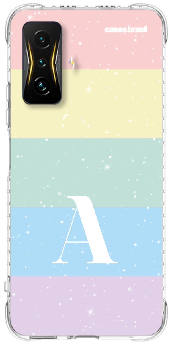 Capinha para Celular Arco-íris Estrelado