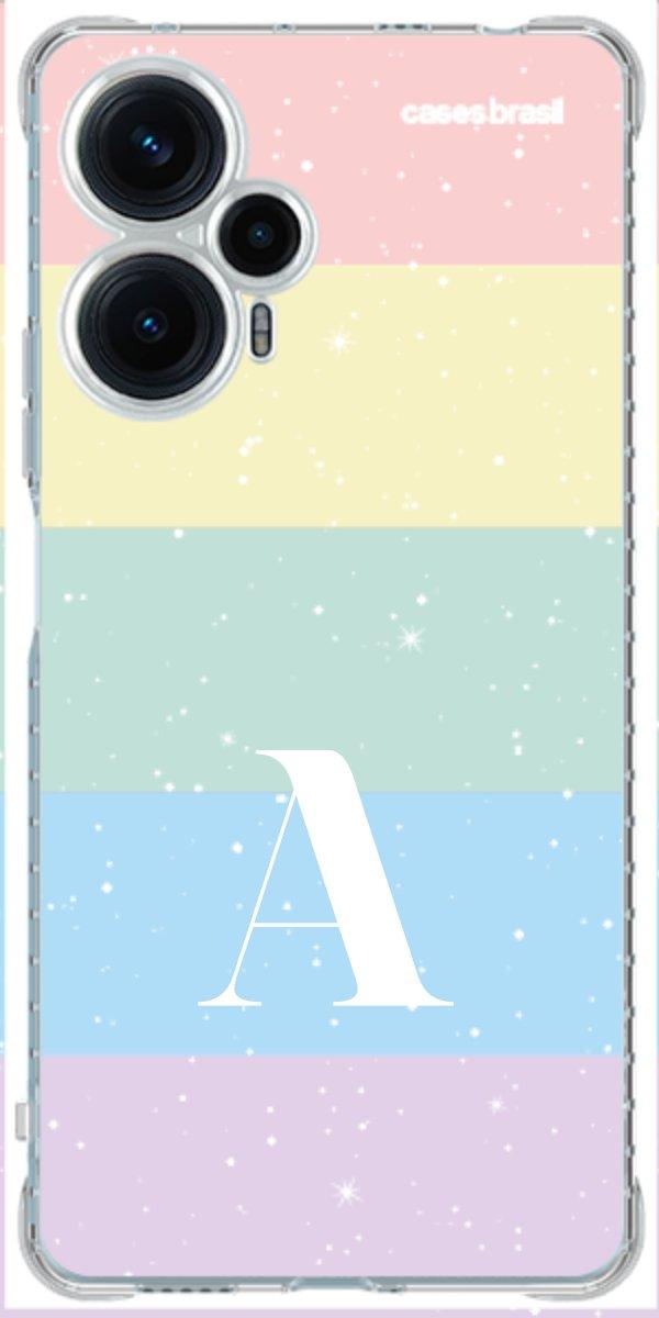 Capinha para Celular Arco-íris Estrelado