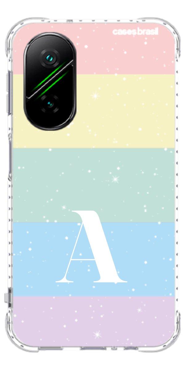 Capinha para Celular Arco-íris Estrelado