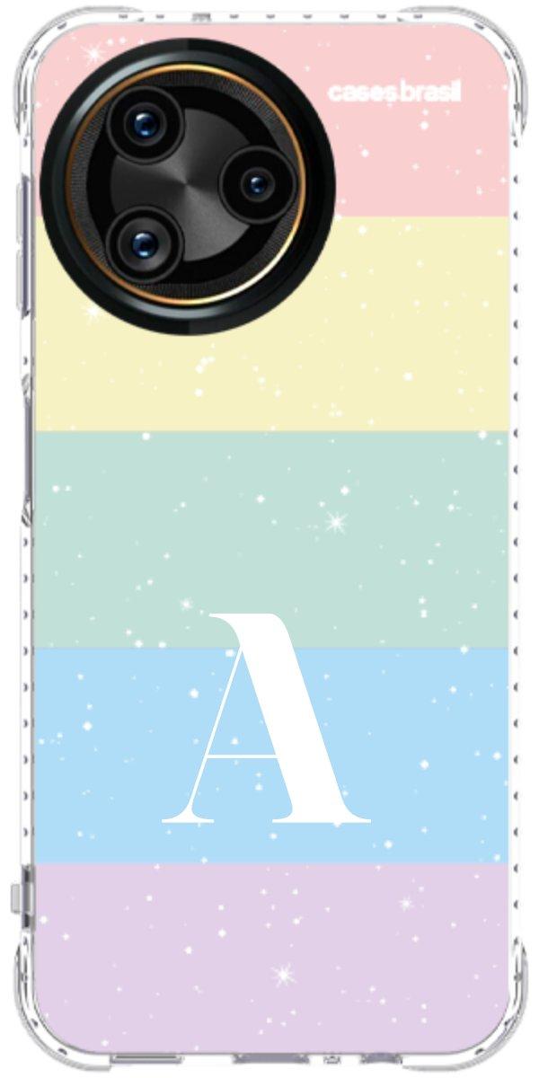 Capinha para Celular Arco-íris Estrelado