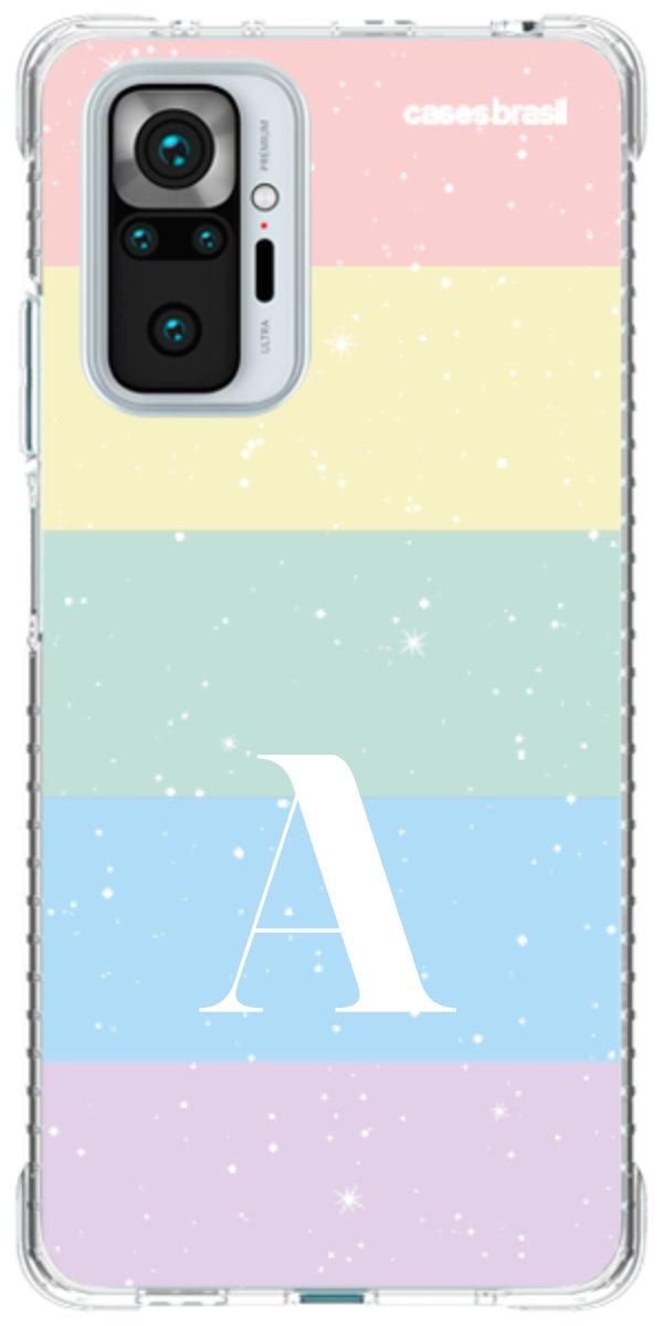 Capinha para Celular Arco-íris Estrelado