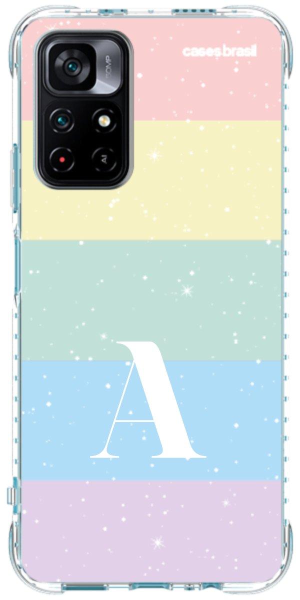 Capinha para Celular Arco-íris Estrelado
