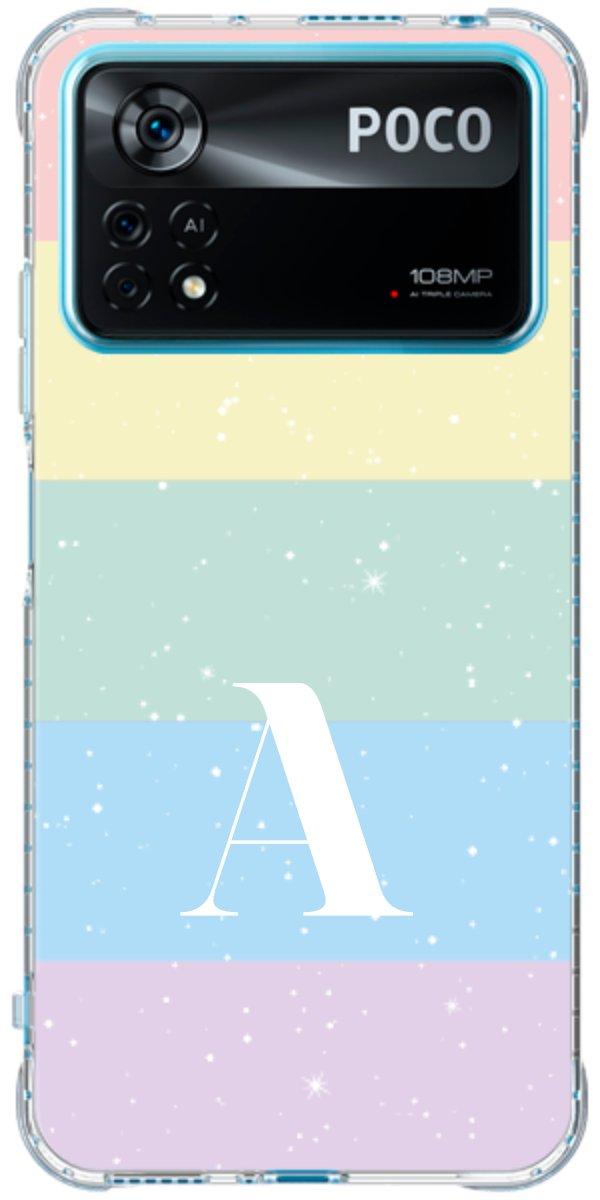 Capinha para Celular Arco-íris Estrelado