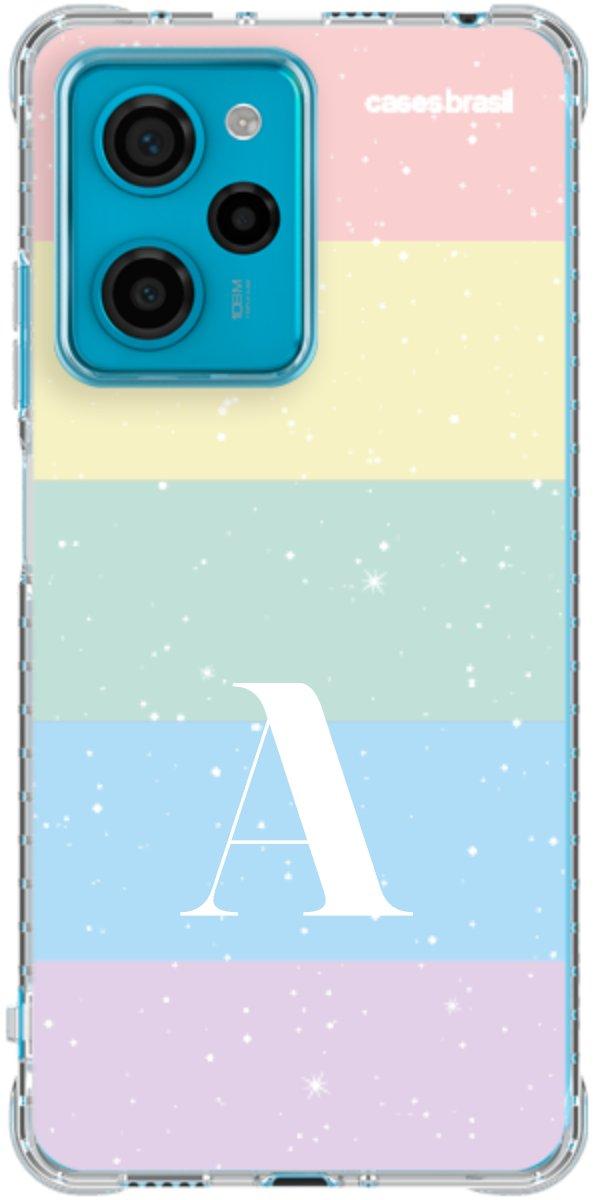 Capinha para Celular Arco-íris Estrelado