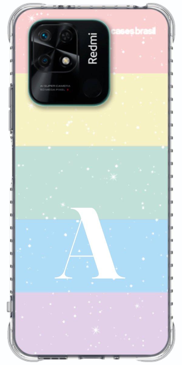 Capinha para Celular Arco-íris Estrelado