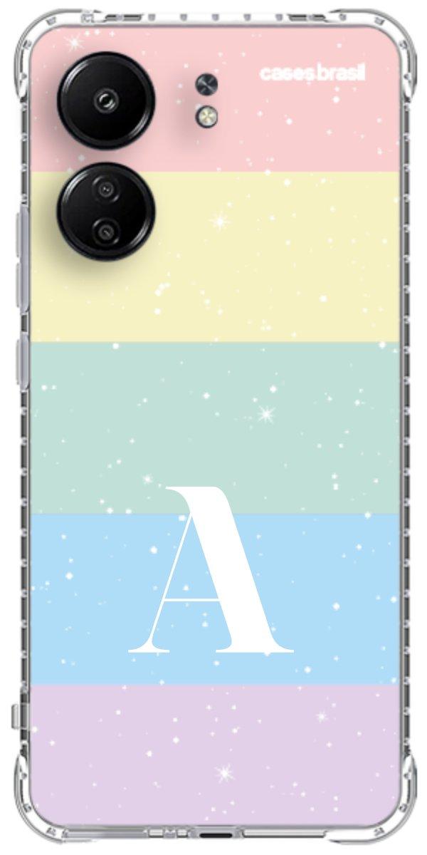 Capinha para Celular Arco-íris Estrelado
